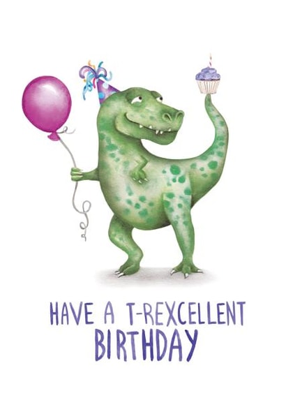 Rexelloent T-Rexellent Birthday | thortful