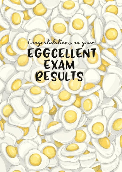 Eggcellent Exam Congratulations Card created by Wit & Wisdom