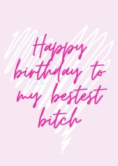 Bestest birthday card created by Jazzie Designs