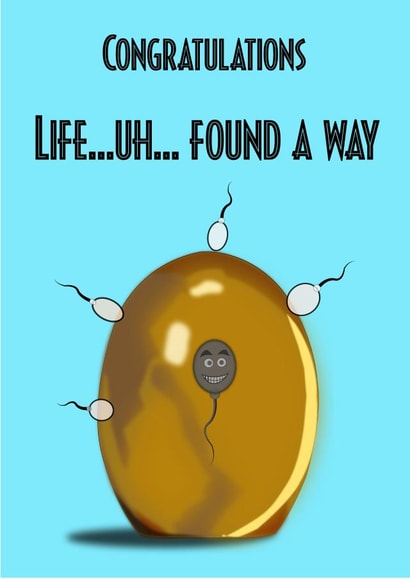 congratulation on your baby created by JurassicUnicast Designs