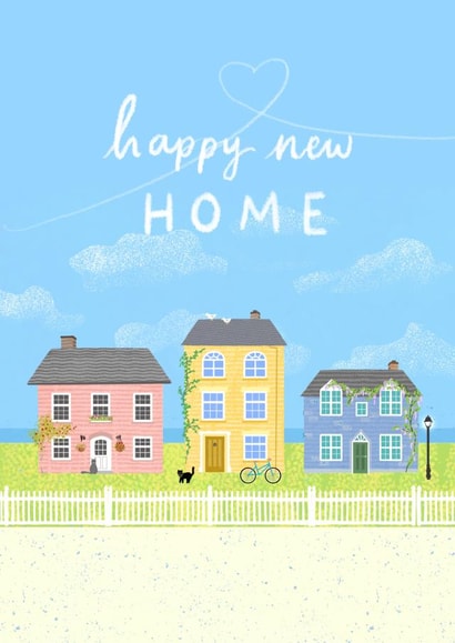 Traditional Neighbourhood New Home Card - Houses - Happy New Home created by Salty Siren Studios 