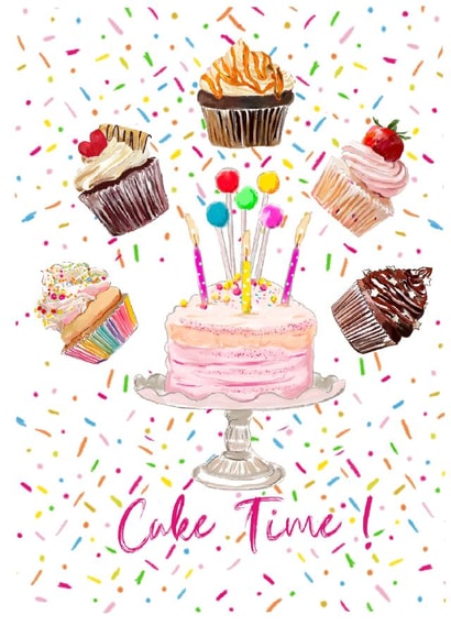 Sprinkle cakes  created by Leanne Mullen