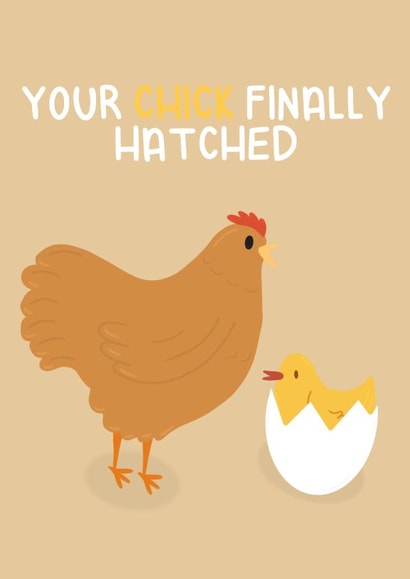 Chick hatched created by Ellen Cawley