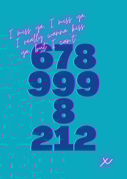 Soulja Boy 'Kiss Me Thru The Phone' Card created by JESSICArds