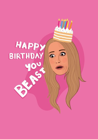 Kim Richards - Happy Birthday You Beast - Real Housewives of Beverly Hills created by PonyChops
