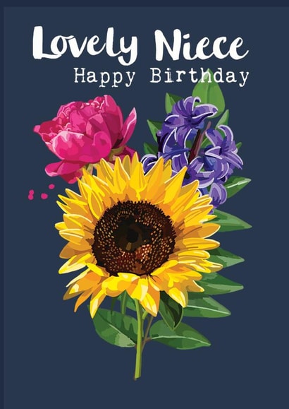 Lovely Niece Happy Birthday Card created by Sarah Kelleher