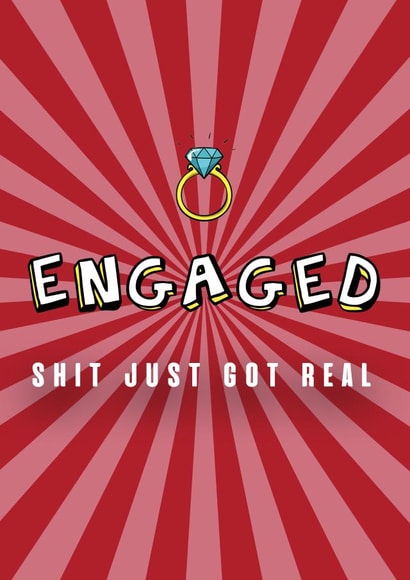 Reality Check Engagement Card created by Sweet and Sweary