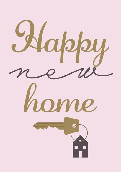 Classic New Home Card - House Key - Happy New Home created by Anna Wardle