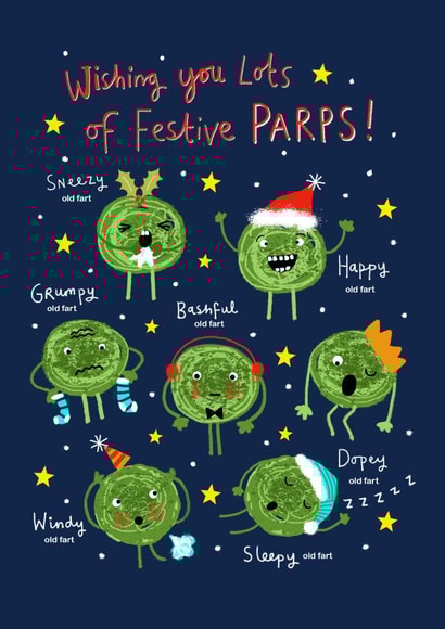 Festive Sprout Parps created by Lindsay loves to draw