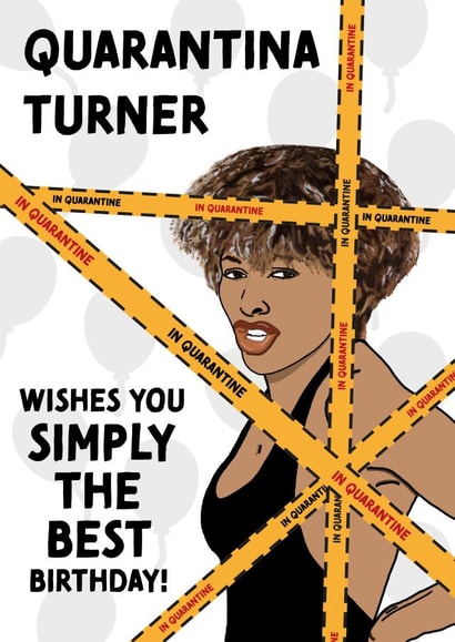 Quarantina Turner Birthday Card created by Cards from Designers