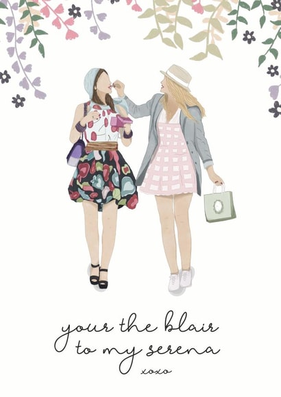 Best Friend Gossip Girl Birthday Card created by Melissa James