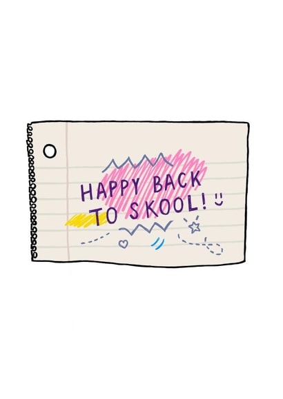 Happy Back to Skool! created by Carla Letters