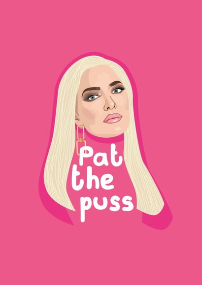 Erika  Real Housewives of Beverly Hills Pat The Puss RHOBH Valentine created by PonyChops