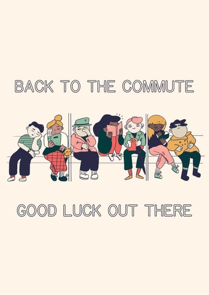 Back to the commute card created by Vicky Hughes