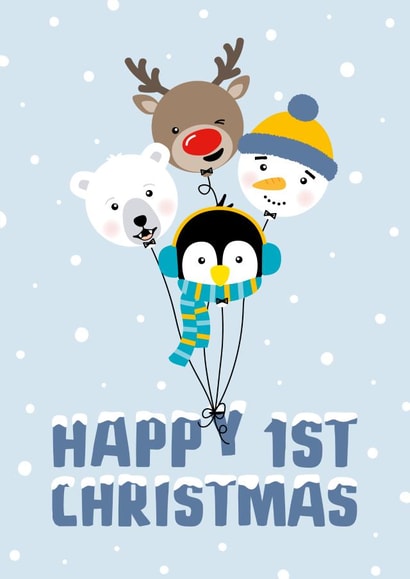 Balloonimals Happy 1st Christmas created by Macie Dot Doodles