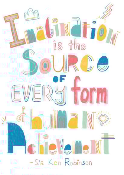 Imagination is the source created by Cassandra Harrison Art