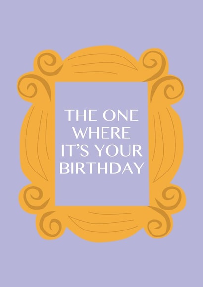 TV show Birthday card created by Shannon Fletcher
