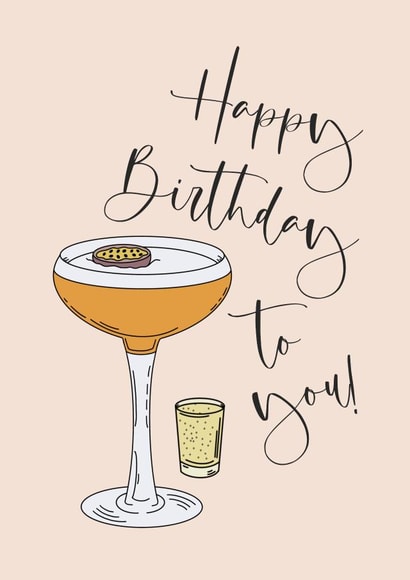 Pornstar Martini Birthday Card 1000 created by Em’s Creations