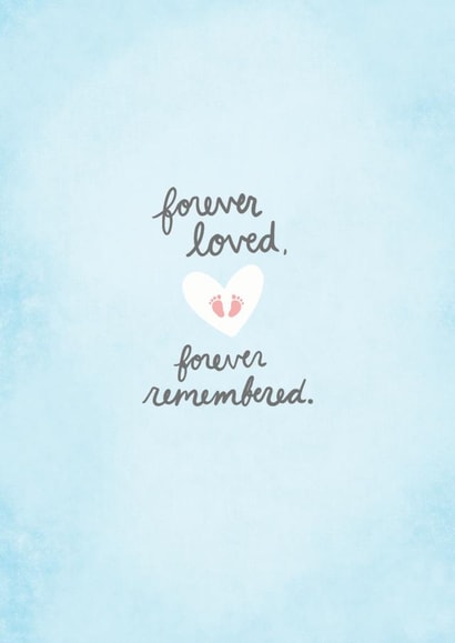 Sympathy Card Loss of Baby Girl created by Fox Card Co