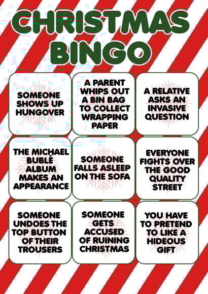Christmas Bingo Card created by Pink + Pip