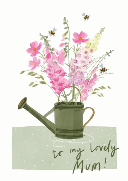 Lovely Mum Card created by Hannah Owen Illustrates