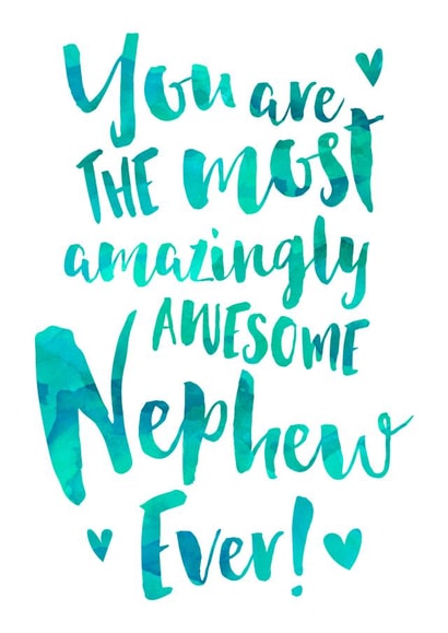 Amazingly Awesome Nephew Appreciation or Birthday Card created by Dig The Earth