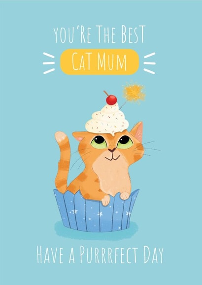 Cat Mum Brithday/Mother's day card created by Stephanie Lidbetter