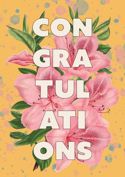 Congratulations Celebration Card created by Italiceize Designs