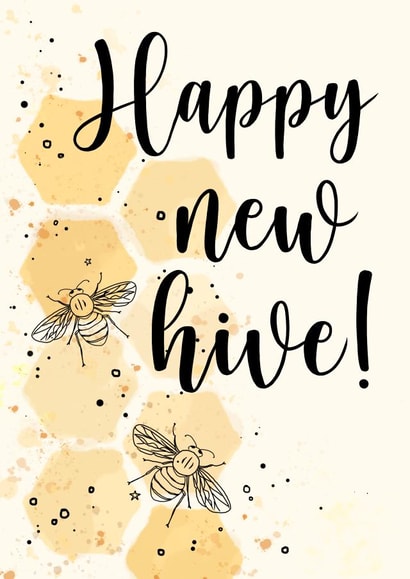 New home bee card created by Kit Made It