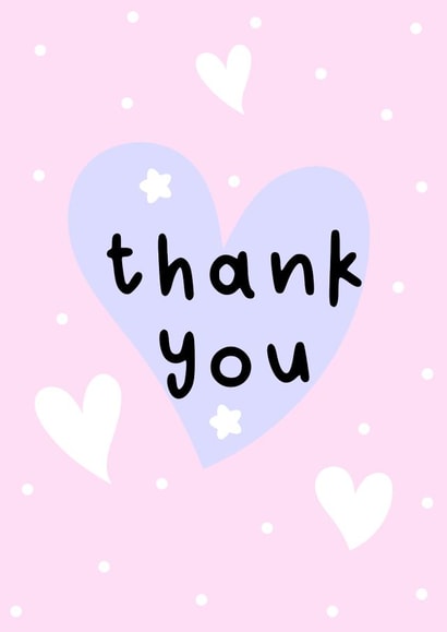 Thank you cute heart  created by OkayDoodle