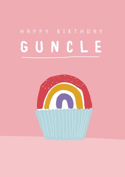 Gay uncle cupcake  created by Belly Flops 