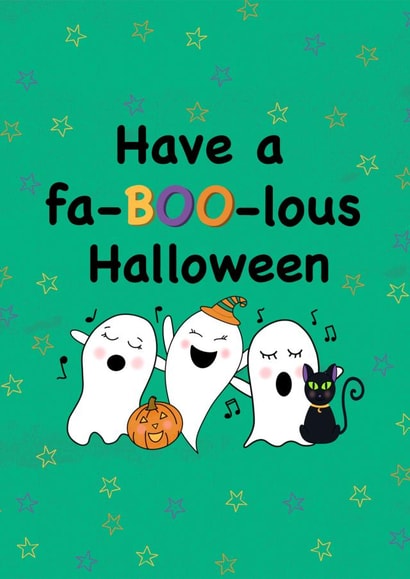 Halloween ghosts coral  created by Spring of colors