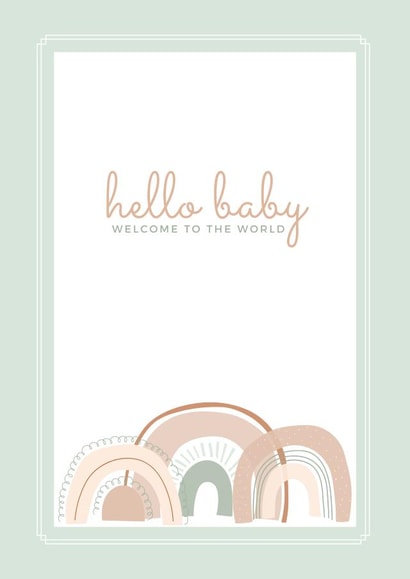 Hello Baby - Welcome to the World! created by Gillian Ayre