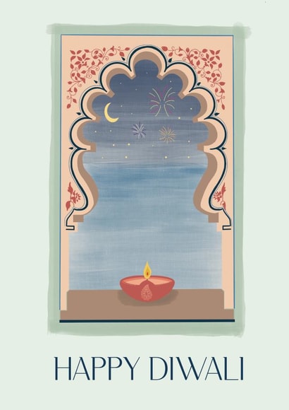 Diwali Palace Card created by Jatinder Creates