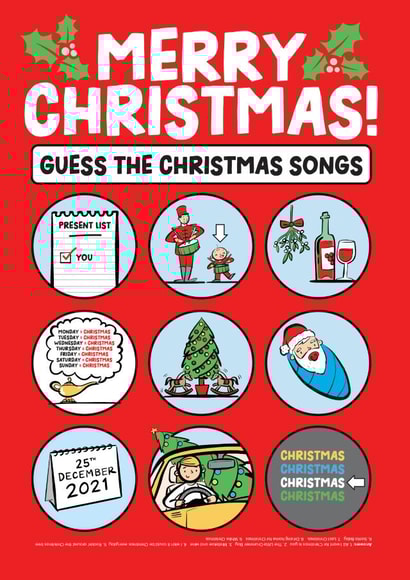 Guess the Christmas songs created by Daniel Benney