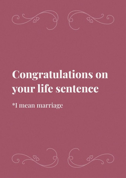 Congratulations on your life sentence created by Rishi