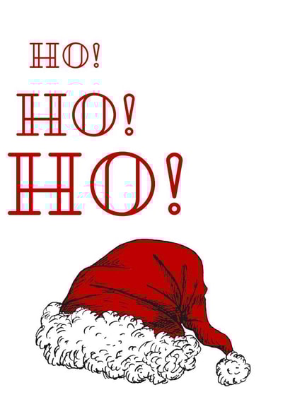 Ho! Ho! Ho! From Santa  created by Julia Cafferkey