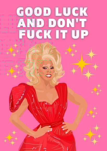 Good luck bitch created by Lucy Digital Designs