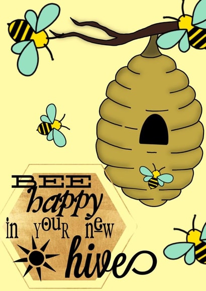 Bee Theme New Home Card created by Caitlins Creations