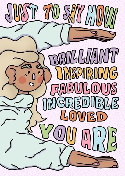 Affirmation card created by Elena Smith