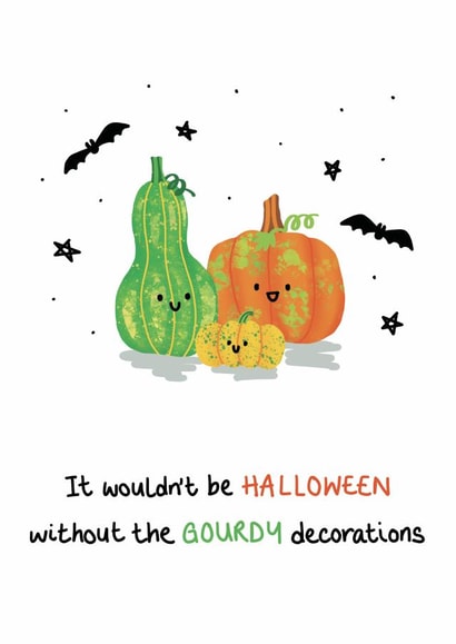 A gourdy Halloween created by Rainbow Craft Co