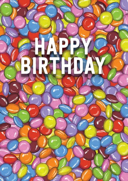 Happy Birthday Smartie Art Card created by Wit & Wisdom