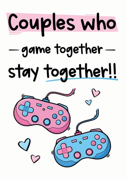 Gamer Couple - Gaming Anniversary - Gamer Valentines created by The Laughing Sloth