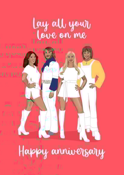 ABBA Anniversary Card created by Sassy Sarah