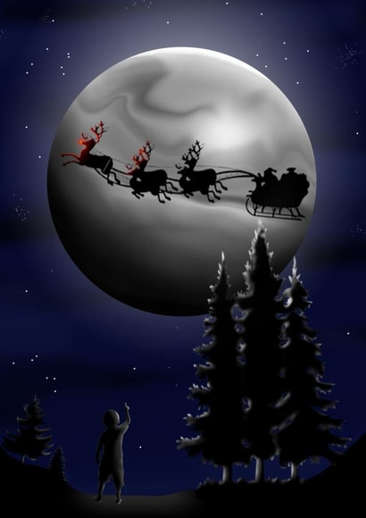 Christmas Eve created by Lucy Sutton