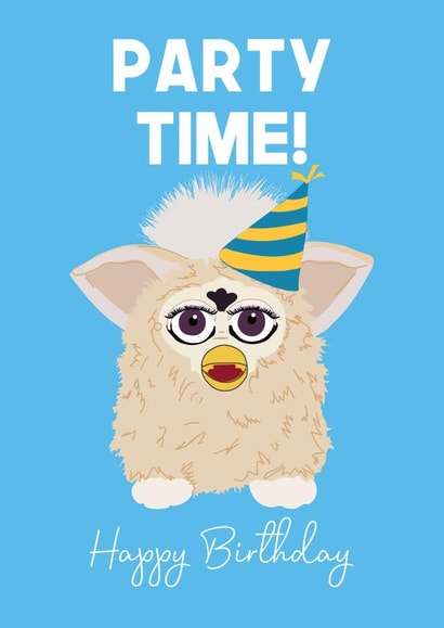 Furby Birthday Card created by WillyBee