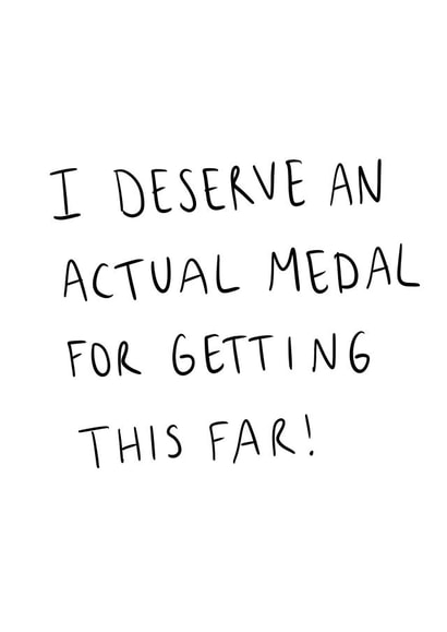 i deserve a medal created by Front Bum