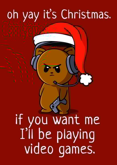Oh Yay It's a Video Gamer Christmas created by NerdShizzle