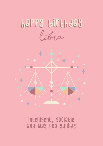 Happy Birthday Libra created by Laura Mason
