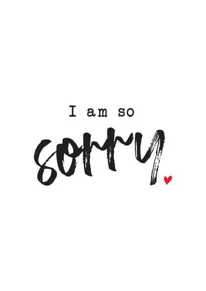 I am so sorry infertility card created by notafictionalmum